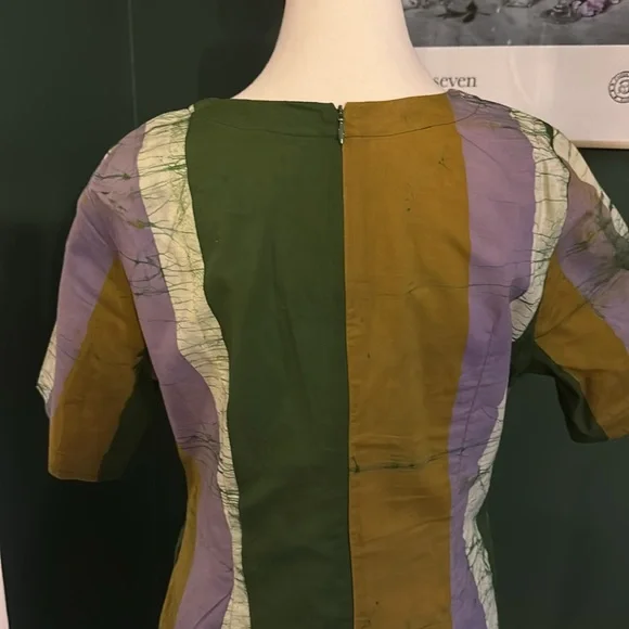 Osei Duro striped mini dress in Size Medium - Picture 8 of 8